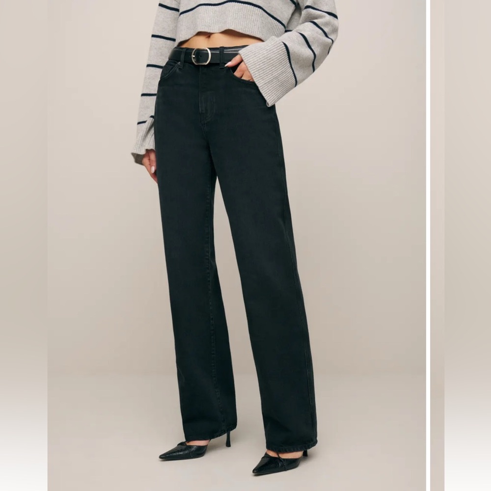 REFORMATION Val 90s Mid Rise Straight Jeans